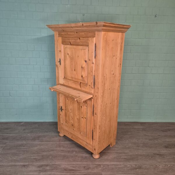 Wardrobe Historicism 1860 Pine - Image 4