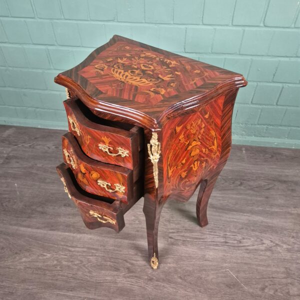 Neo-Baroque Walnut Chest of Drawers 0.50 m - Image 8