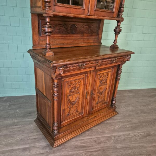 Cabinet Jugendstil 1900 Oak - Image 6