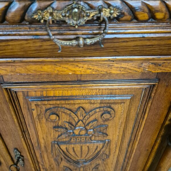 Cabinet Jugendstil 1900 Oak - Image 10
