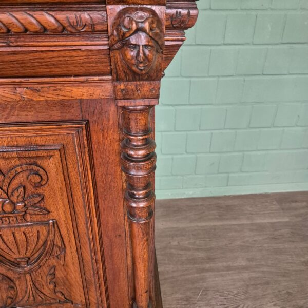 Cabinet Jugendstil 1900 Oak - Image 11