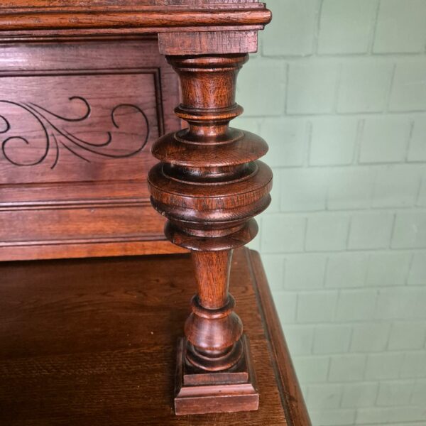 Cabinet Jugendstil 1900 Oak - Image 12