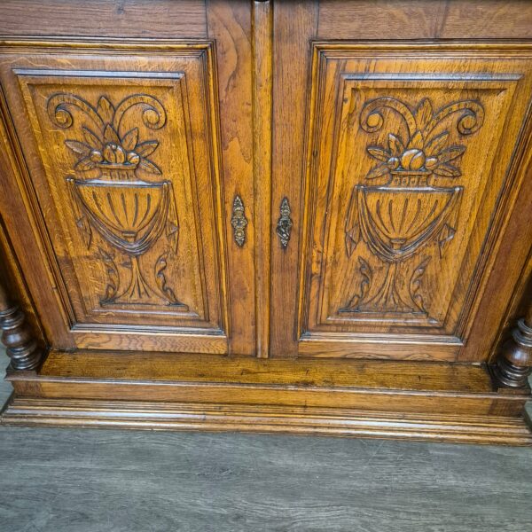 Cabinet Jugendstil 1900 Oak - Image 8