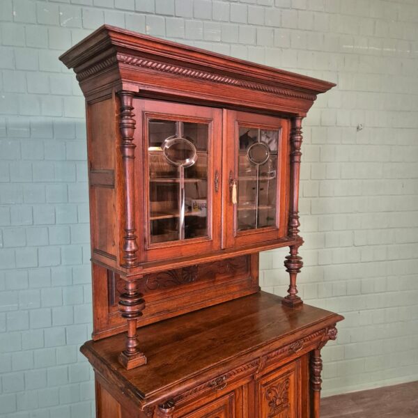 Cabinet Jugendstil 1900 Oak - Image 4