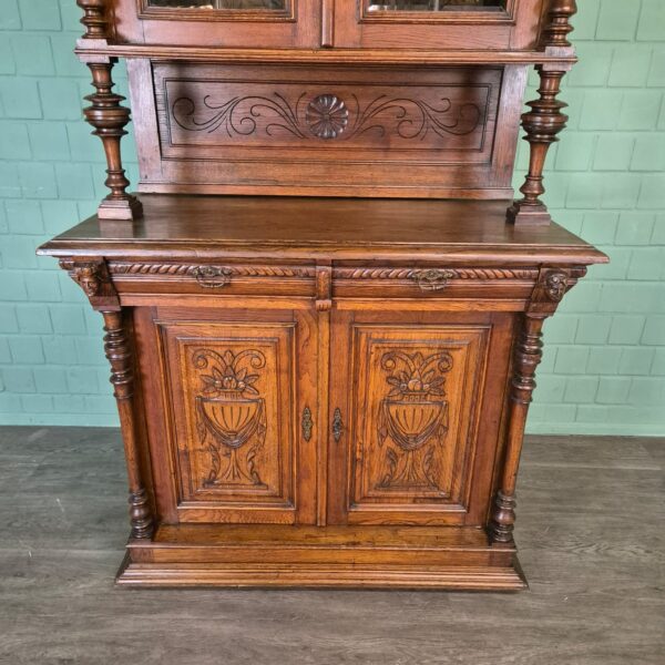 Cabinet Jugendstil 1900 Oak - Image 7