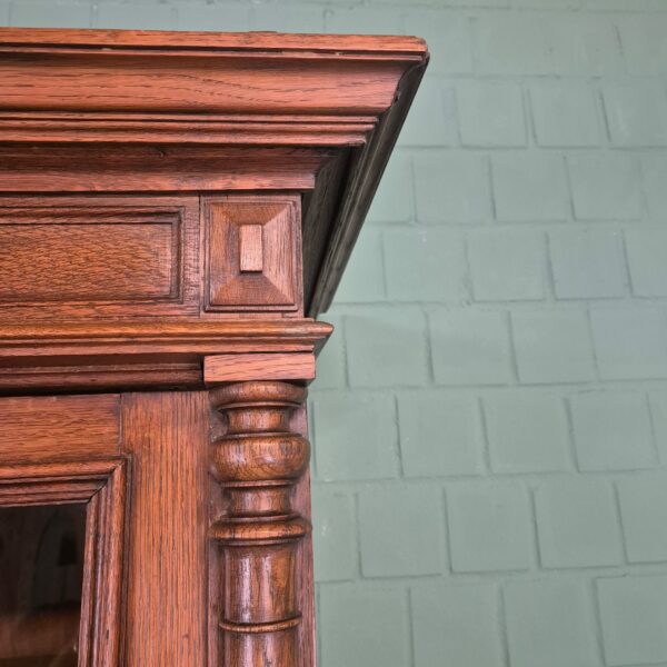 Bookcase Gründerzeit 1880 Oak - Image 10