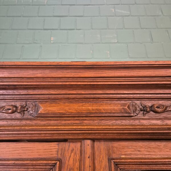 Bookcase Gründerzeit 1880 Oak - Image 11