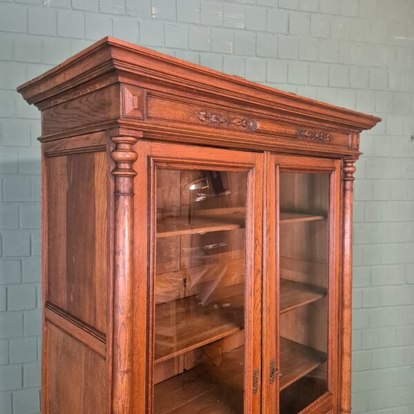 Bookcase Gründerzeit 1880 Oak - Image 4
