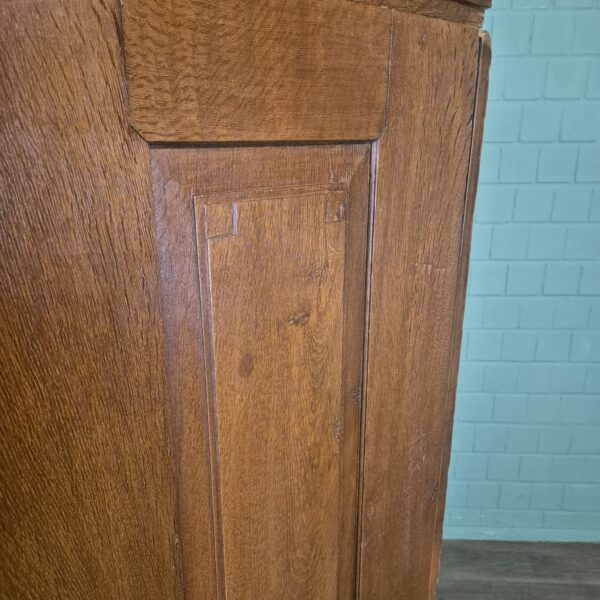Wardrobe Biedermeier 1800 Oak - Image 9