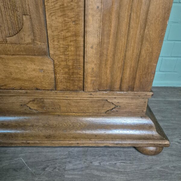Wardrobe Biedermeier 1800 Oak - Image 6