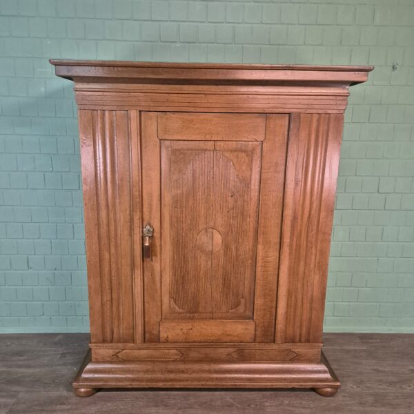 Wardrobe Biedermeier 1800 Oak - Image 2