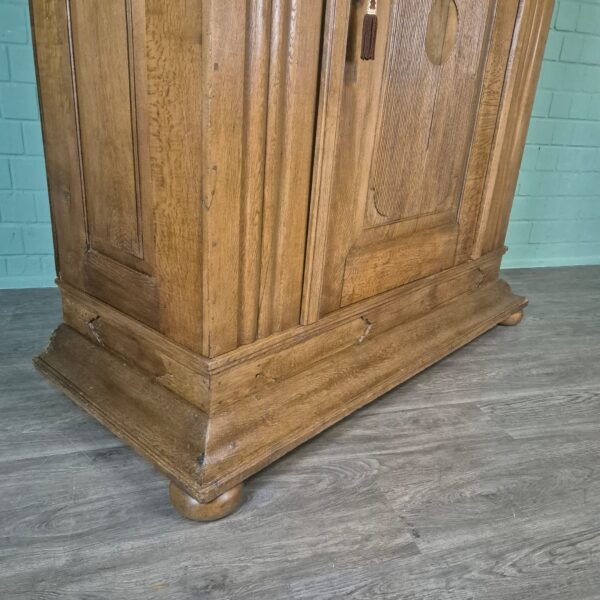 Wardrobe Biedermeier 1800 Oak - Image 5