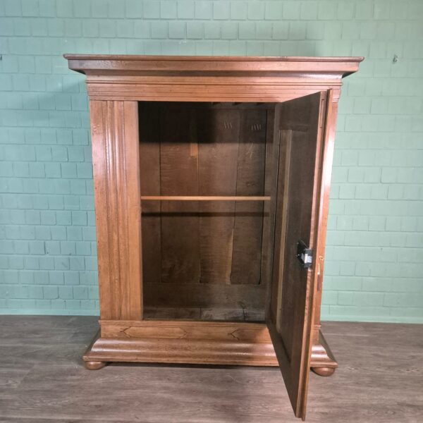 Wardrobe Biedermeier 1800 Oak - Image 12