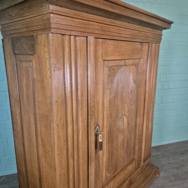 Wardrobe Biedermeier 1800 Oak - Image 4