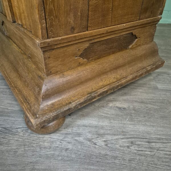 Wardrobe Biedermeier 1800 Oak - Image 7
