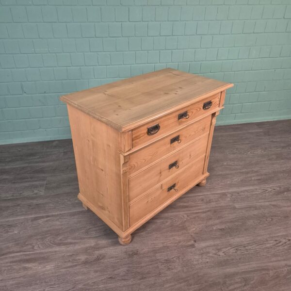 Chest of Drawers Jugendstil 1900 Pine - Image 2