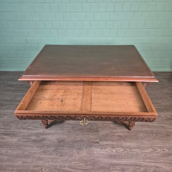 Dining Table Gründerzeit 1880 Oak - Image 7