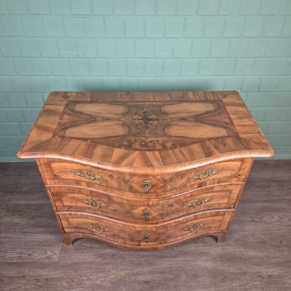 Chest of Drawers Baroque 1780 Walnut - Image 4