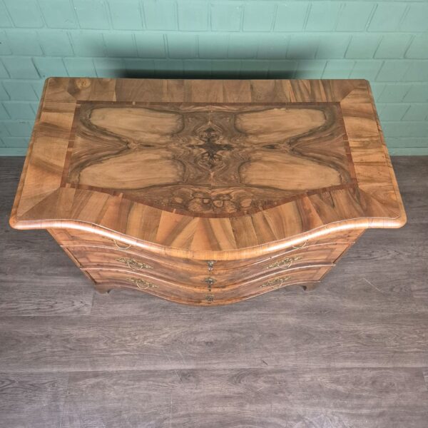 Chest of Drawers Baroque 1780 Walnut - Image 7