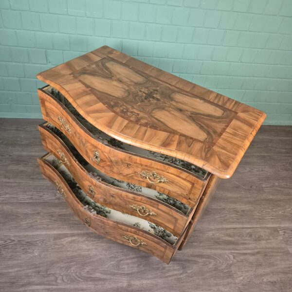 Chest of Drawers Baroque 1780 Walnut - Image 15