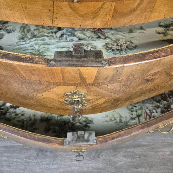 Chest of Drawers Baroque 1780 Walnut - Image 14
