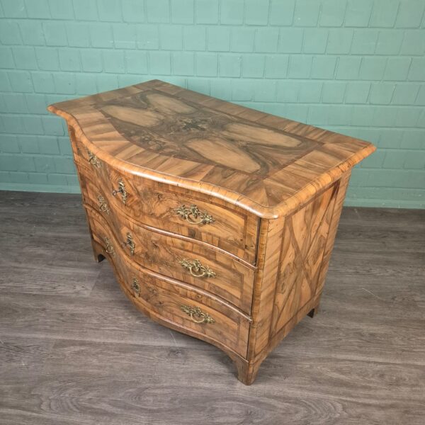 Chest of Drawers Baroque 1780 Walnut - Image 5