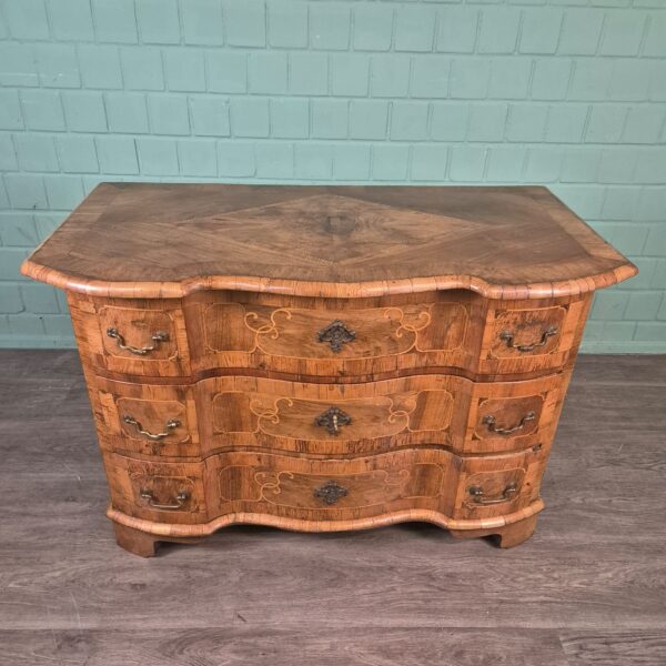 Chest of Drawers Baroque 1770 Walnut - Image 2