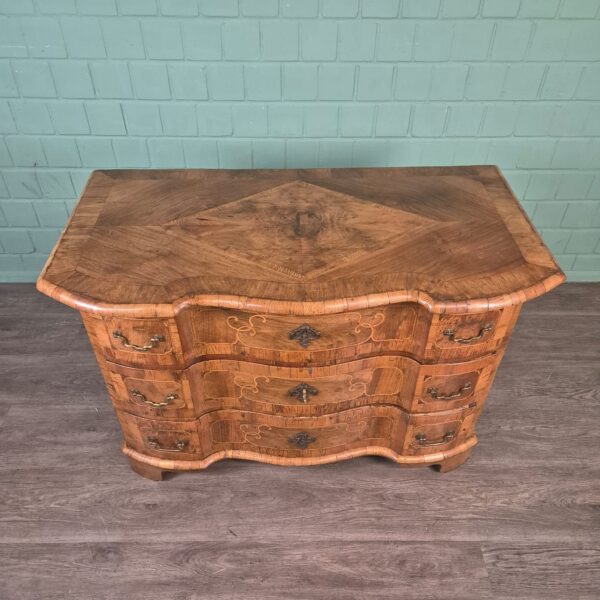 Chest of Drawers Baroque 1770 Walnut - Image 3