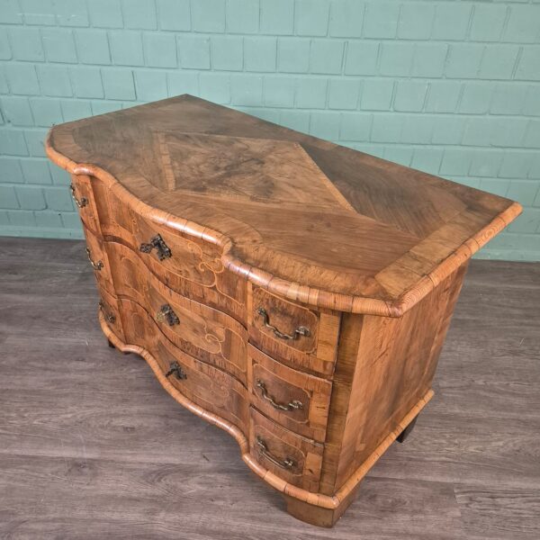 Chest of Drawers Baroque 1770 Walnut - Image 6