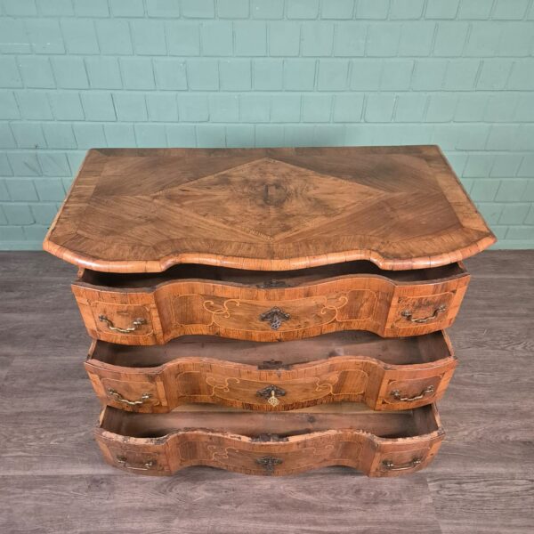 Chest of Drawers Baroque 1770 Walnut - Image 12