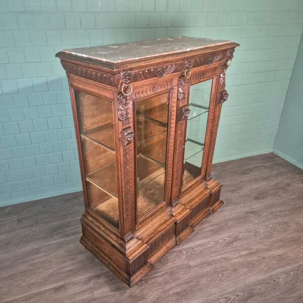 Display Case Gründerzeit 1880 Oak