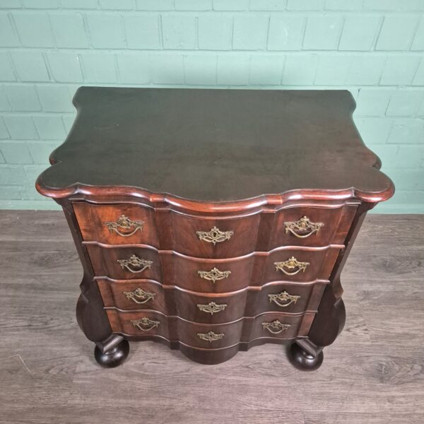 Chest of Drawers Neo-baroque 1900 Walnut 0,80 m - Image 2