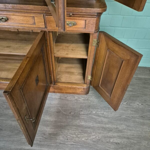Bookcase Jugendstil 1900 Oak - Image 21