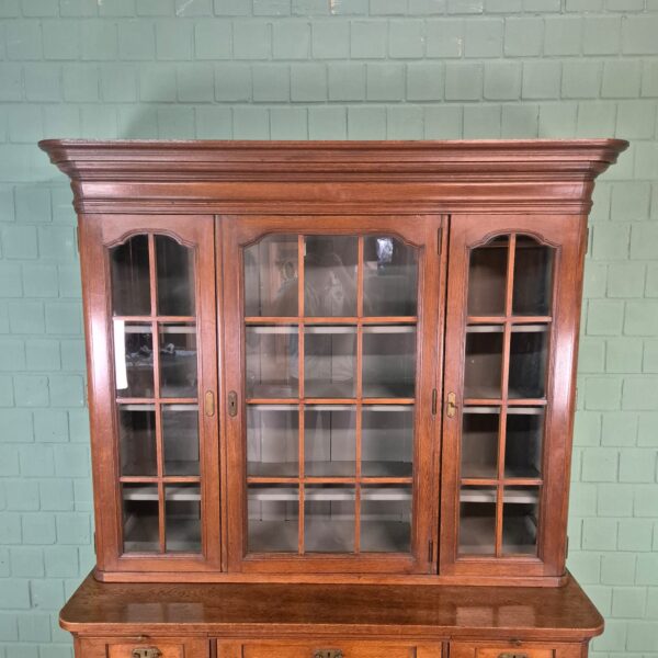 Bookcase Jugendstil 1900 Oak - Image 4