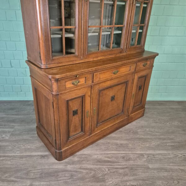 Bookcase Jugendstil 1900 Oak - Image 8