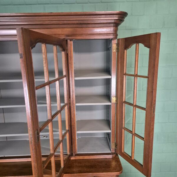 Bookcase Jugendstil 1900 Oak - Image 18