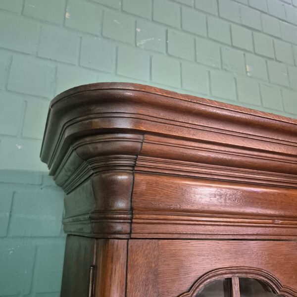 Bookcase Jugendstil 1900 Oak - Image 6