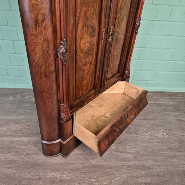 Corner Cabinet Biedermeier 1840 Mahogany - Image 23