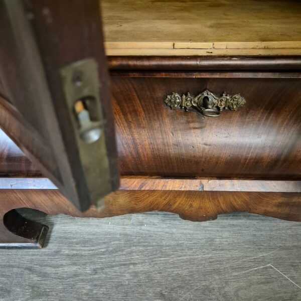 Corner Cabinet Biedermeier 1840 Mahogany - Image 16