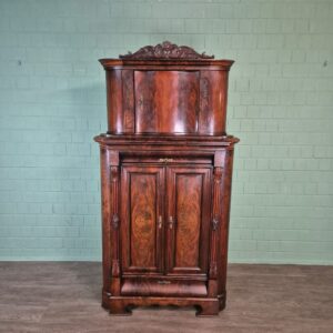 Corner Cabinet Biedermeier 1840 Mahogany