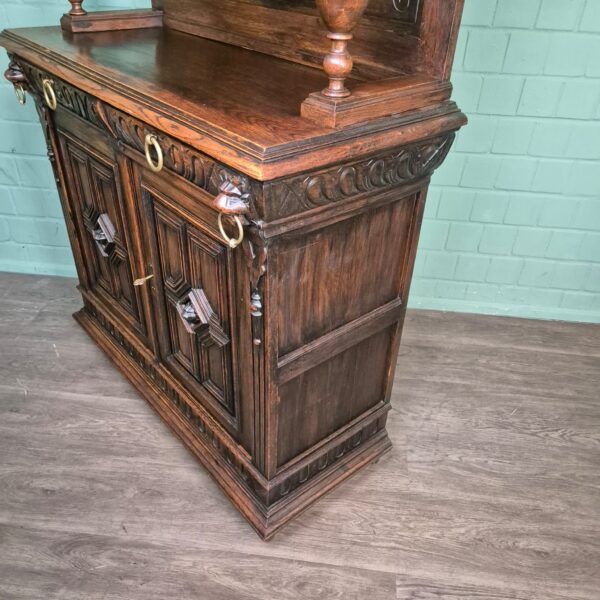 Cabinet Gründerzeit 1880 Oak - Image 5