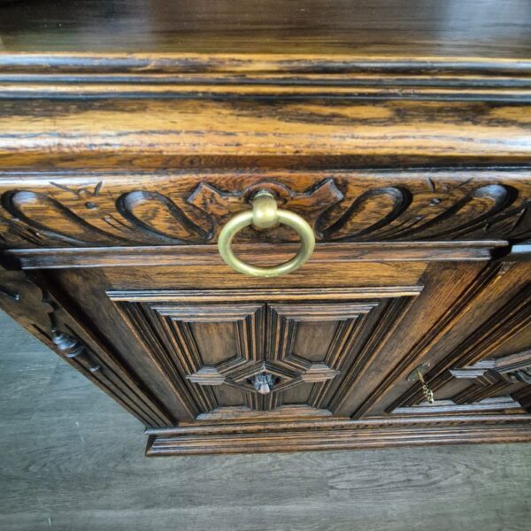 Cabinet Gründerzeit 1880 Oak - Image 18