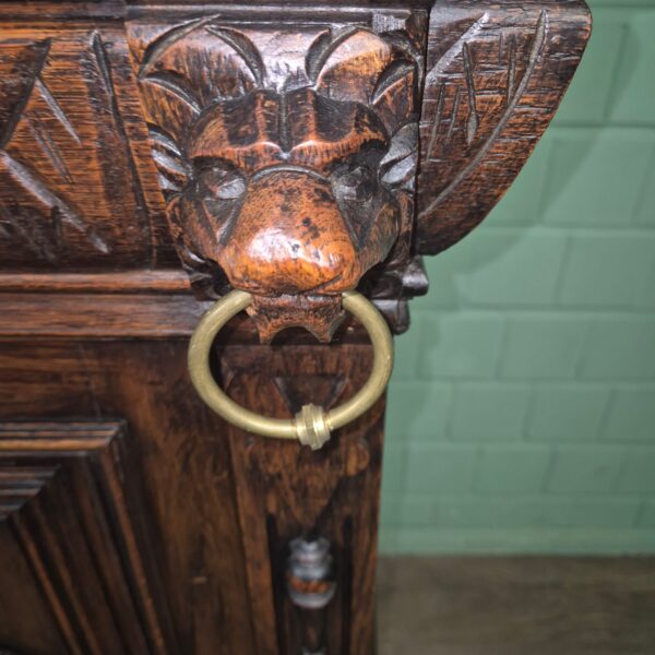 Cabinet Gründerzeit 1880 Oak - Image 6