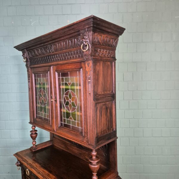 Cabinet Gründerzeit 1880 Oak - Image 4
