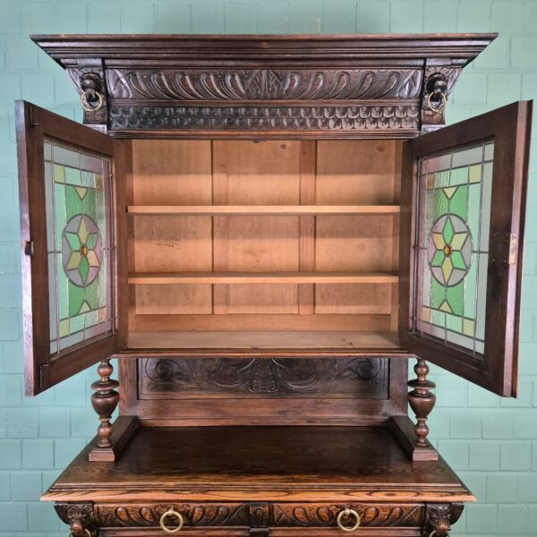 Cabinet Gründerzeit 1880 Oak - Image 15