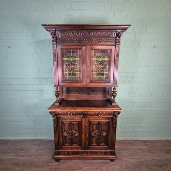 Cabinet Gründerzeit 1880 Oak - Image 2