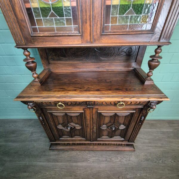 Cabinet Gründerzeit 1880 Oak - Image 7