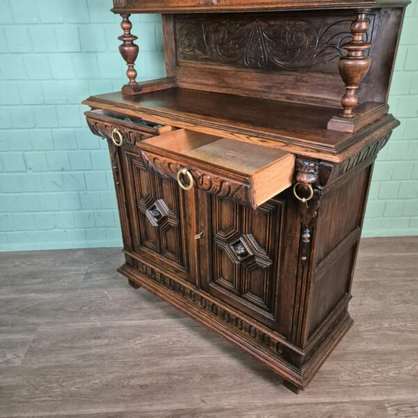 Cabinet Gründerzeit 1880 Oak - Image 17