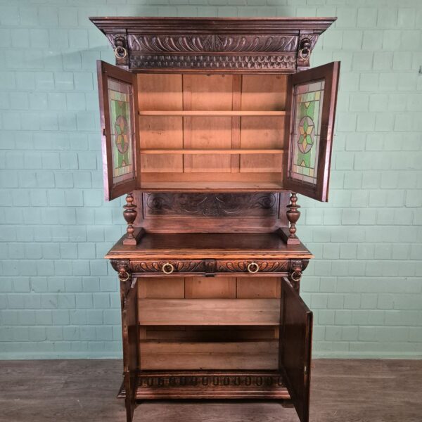 Cabinet Gründerzeit 1880 Oak - Image 14