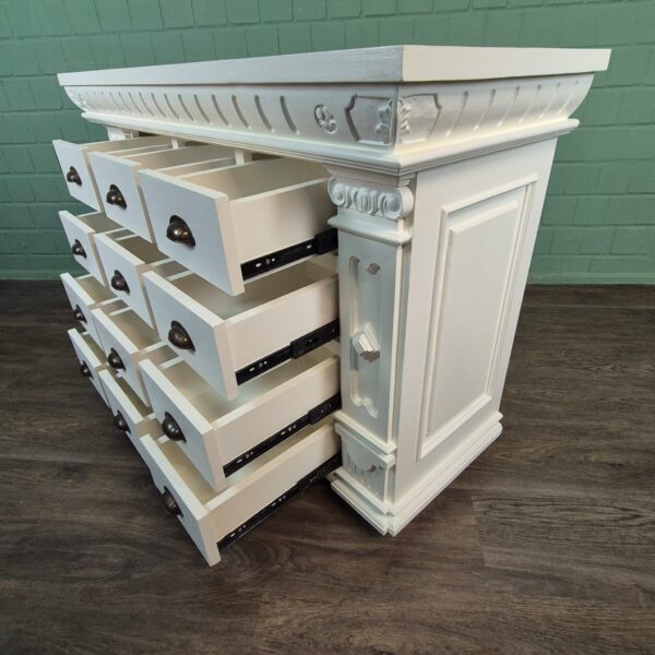 Chest of Drawers Sideboard Anna Teak 1,25 m - Image 10